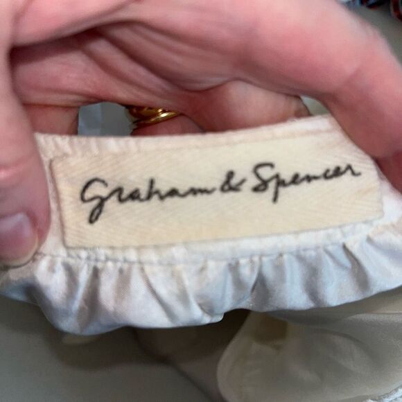 Graham & Spencer white silk dress small - Picture 4 of 5